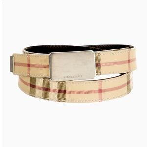 Burberry London (Authentic) Canvas Belt